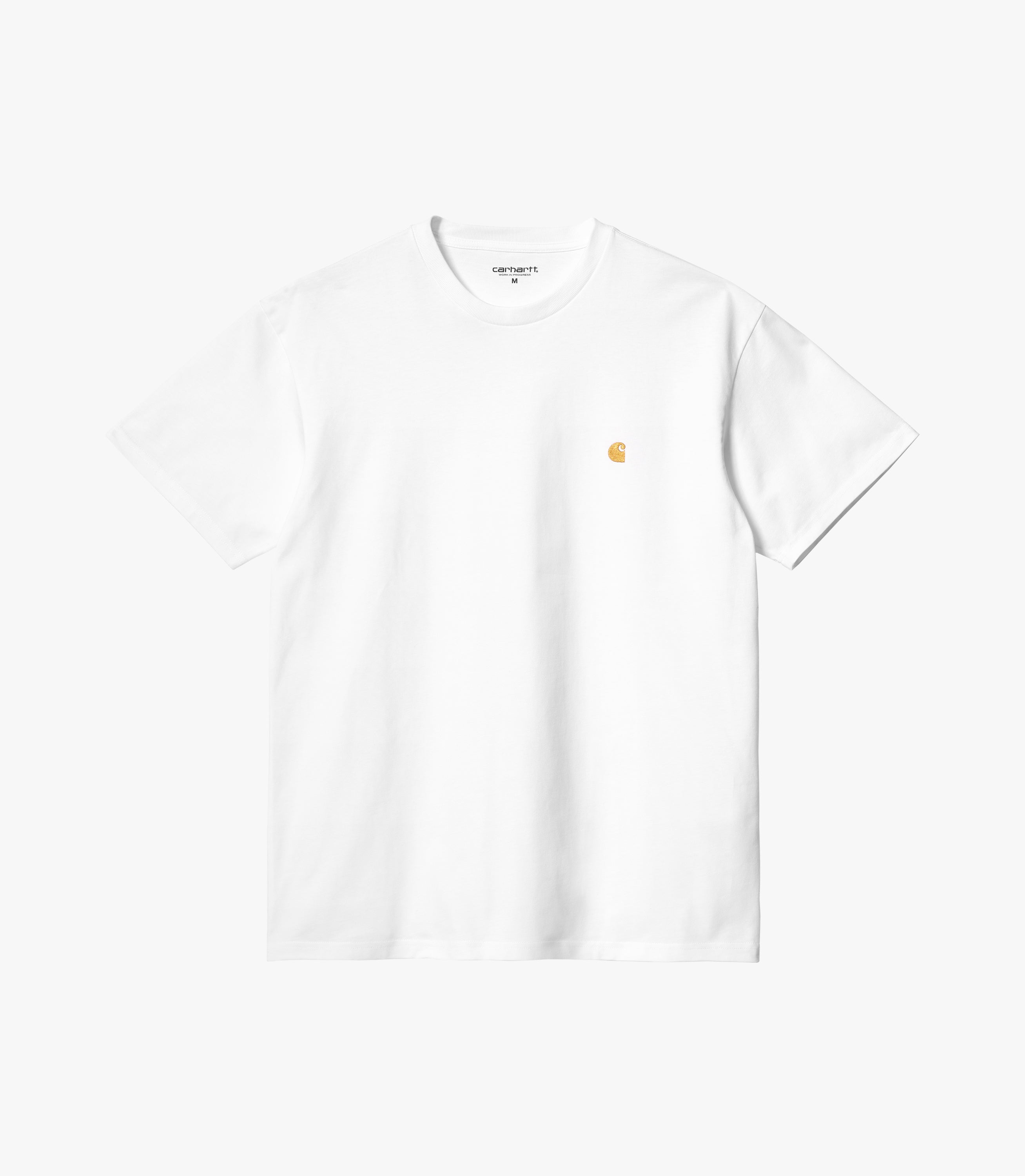 tshirt carhartt wip ss chase white gold 1